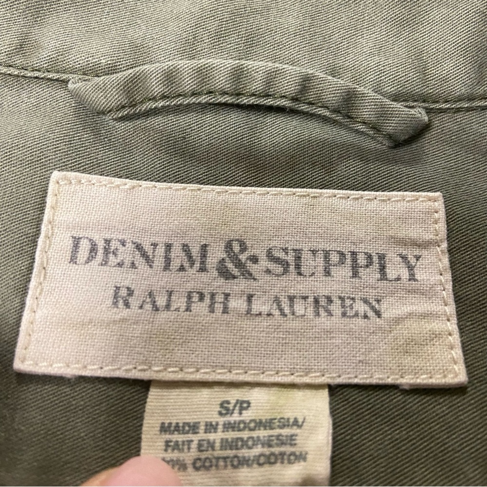 Denim & Supply by Ralph Lauren Women’s Blouse Short Sleeve Cotton Small - Picture 3 of 10